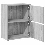 vidaXL Bibliotecă, gri sonoma, 40x24x52 cm, lemn prelucrat vidaXL Bibliotecă, gri sonoma, 40x24x52 cm, lemn prelucrat