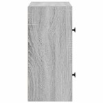 vidaXL Bibliotecă, gri sonoma, 40x24x52 cm, lemn prelucrat vidaXL Bibliotecă, gri sonoma, 40x24x52 cm, lemn prelucrat