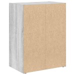 vidaXL Bibliotecă, gri sonoma, 40x24x52 cm, lemn prelucrat vidaXL Bibliotecă, gri sonoma, 40x24x52 cm, lemn prelucrat