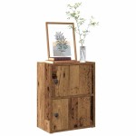 vidaXL Bibliotecă, lemn vechi, 40x24x52 cm, lemn prelucrat vidaXL Bibliotecă, lemn vechi, 40x24x52 cm, lemn prelucrat