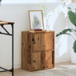vidaXL Bibliotecă, lemn vechi, 40x24x52 cm, lemn prelucrat vidaXL Bibliotecă, lemn vechi, 40x24x52 cm, lemn prelucrat