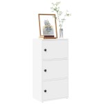 vidaXL Bibliotecă, alb, 40x24x77 cm, lemn prelucrat vidaXL Bibliotecă, alb, 40x24x77 cm, lemn prelucrat