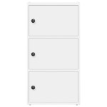 vidaXL Bibliotecă, alb, 40x24x77 cm, lemn prelucrat vidaXL Bibliotecă, alb, 40x24x77 cm, lemn prelucrat