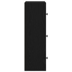 vidaXL Bibliotecă Stejar negru 40x24x77 cm Lemn prelucrat vidaXL Bibliotecă Stejar negru 40x24x77 cm Lemn prelucrat