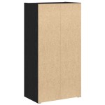 vidaXL Bibliotecă Stejar negru 40x24x77 cm Lemn prelucrat vidaXL Bibliotecă Stejar negru 40x24x77 cm Lemn prelucrat