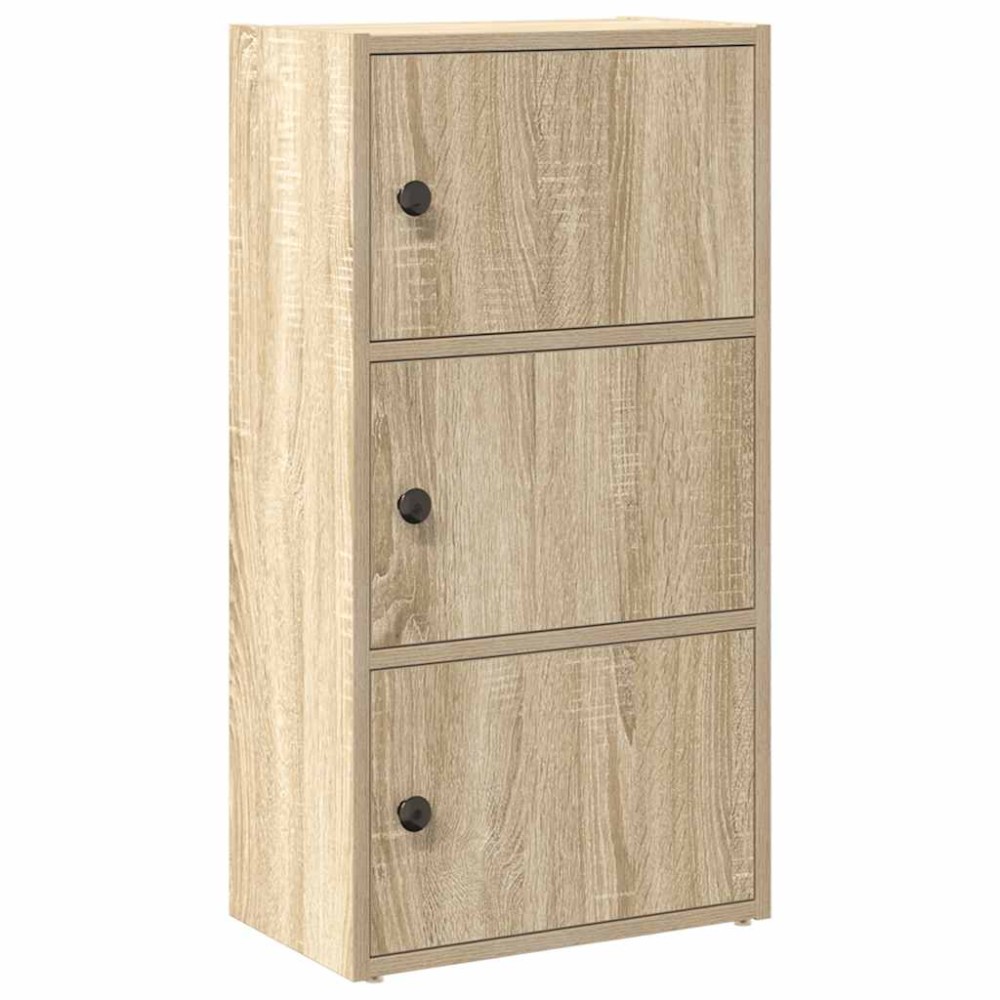 vidaXL Bibliotecă, stejar sonoma, 40x24x77 cm, lemn prelucrat