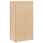 vidaXL Bibliotecă, stejar sonoma, 40x24x77 cm, lemn prelucrat