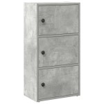 vidaXL Bibliotecă, gri beton, 40x24x77 cm, lemn prelucrat vidaXL Bibliotecă, gri beton, 40x24x77 cm, lemn prelucrat