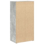 vidaXL Bibliotecă, gri beton, 40x24x77 cm, lemn prelucrat vidaXL Bibliotecă, gri beton, 40x24x77 cm, lemn prelucrat
