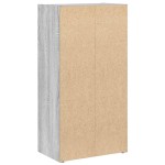 vidaXL Bibliotecă, gri sonoma, 40x24x77 cm, lemn prelucrat vidaXL Bibliotecă, gri sonoma, 40x24x77 cm, lemn prelucrat