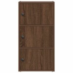 vidaXL Bibliotecă, stejar maro, 40x24x77 cm, lemn prelucrat vidaXL Bibliotecă, stejar maro, 40x24x77 cm, lemn prelucrat