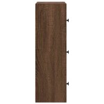vidaXL Bibliotecă, stejar maro, 40x24x77 cm, lemn prelucrat vidaXL Bibliotecă, stejar maro, 40x24x77 cm, lemn prelucrat