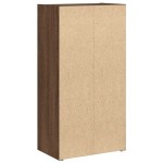 vidaXL Bibliotecă, stejar maro, 40x24x77 cm, lemn prelucrat vidaXL Bibliotecă, stejar maro, 40x24x77 cm, lemn prelucrat