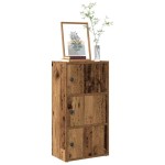 vidaXL Bibliotecă Lemn vechi 40x24x77 cm Lemn prelucrat
