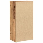 vidaXL Bibliotecă Lemn vechi 40x24x77 cm Lemn prelucrat