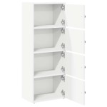 vidaXL Bibliotecă albă 40x24x102 cm din lemn prelucrat vidaXL Bibliotecă albă 40x24x102 cm din lemn prelucrat
