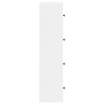 vidaXL Bibliotecă albă 40x24x102 cm din lemn prelucrat vidaXL Bibliotecă albă 40x24x102 cm din lemn prelucrat