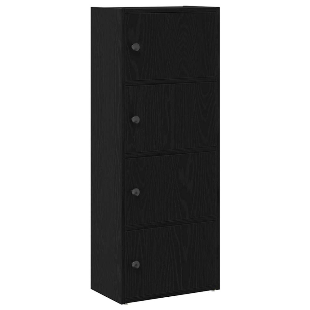 vidaXL Bibliotecă Stejar negru 40x24x102 cm Lemn prelucrat