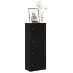 vidaXL Bibliotecă Stejar negru 40x24x102 cm Lemn prelucrat vidaXL Bibliotecă Stejar negru 40x24x102 cm Lemn prelucrat