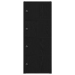 vidaXL Bibliotecă Stejar negru 40x24x102 cm Lemn prelucrat vidaXL Bibliotecă Stejar negru 40x24x102 cm Lemn prelucrat