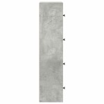 vidaXL Bibliotecă, gri beton, 40x24x102 cm, lemn prelucrat vidaXL Bibliotecă, gri beton, 40x24x102 cm, lemn prelucrat
