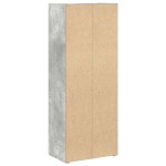 vidaXL Bibliotecă, gri beton, 40x24x102 cm, lemn prelucrat vidaXL Bibliotecă, gri beton, 40x24x102 cm, lemn prelucrat