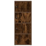 vidaXL Bibliotecă, stejar fumuriu, 40x24x102 cm, lemn prelucrat vidaXL Bibliotecă, stejar fumuriu, 40x24x102 cm, lemn prelucrat