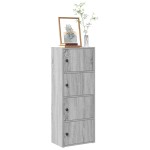 vidaXL Bibliotecă, gri sonoma, 40x24x102 cm, lemn prelucrat vidaXL Bibliotecă, gri sonoma, 40x24x102 cm, lemn prelucrat