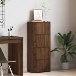 vidaXL Bibliotecă, stejar maro, 40x24x102 cm, lemn prelucrat
