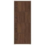 vidaXL Bibliotecă, stejar maro, 40x24x102 cm, lemn prelucrat