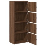 vidaXL Bibliotecă, stejar maro, 40x24x102 cm, lemn prelucrat