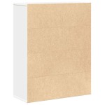 vidaXL Bibliotecă, alb, 60x24x76,5 cm, lemn prelucrat vidaXL Bibliotecă, alb, 60x24x76,5 cm, lemn prelucrat