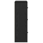 vidaXL Bibliotecă Stejar negru 60x24x76,5 cm Lemn prelucrat vidaXL Bibliotecă Stejar negru 60x24x76,5 cm Lemn prelucrat