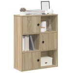 vidaXL Bibliotecă, stejar sonoma, 60x24x76,5 cm, lemn prelucrat vidaXL Bibliotecă, stejar sonoma, 60x24x76,5 cm, lemn prelucrat