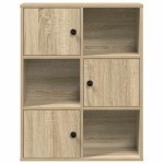 vidaXL Bibliotecă, stejar sonoma, 60x24x76,5 cm, lemn prelucrat vidaXL Bibliotecă, stejar sonoma, 60x24x76,5 cm, lemn prelucrat