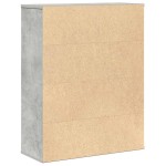 vidaXL Bibliotecă, gri beton, 60x24x76,5 cm, lemn prelucrat vidaXL Bibliotecă, gri beton, 60x24x76,5 cm, lemn prelucrat