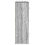 vidaXL Bibliotecă, gri sonoma, 60x24x76,5 cm, lemn prelucrat vidaXL Bibliotecă, gri sonoma, 60x24x76,5 cm, lemn prelucrat