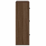 vidaXL Bibliotecă, stejar maro, 60x24x76,5 cm, lemn prelucrat vidaXL Bibliotecă, stejar maro, 60x24x76,5 cm, lemn prelucrat
