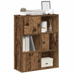 vidaXL Bibliotecă, lemn vechi, 60x24x76,5 cm, lemn prelucrat vidaXL Bibliotecă, lemn vechi, 60x24x76,5 cm, lemn prelucrat