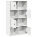 vidaXL Bibliotecă albă 60x24x101,5 cm din lemn prelucrat vidaXL Bibliotecă albă 60x24x101,5 cm din lemn prelucrat