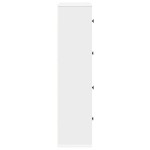 vidaXL Bibliotecă albă 60x24x101,5 cm din lemn prelucrat vidaXL Bibliotecă albă 60x24x101,5 cm din lemn prelucrat