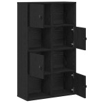 vidaXL Bibliotecă Stejar negru 60x24x101,5 cm Lemn prelucrat vidaXL Bibliotecă Stejar negru 60x24x101,5 cm Lemn prelucrat