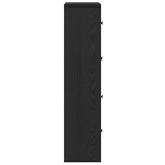vidaXL Bibliotecă Stejar negru 60x24x101,5 cm Lemn prelucrat vidaXL Bibliotecă Stejar negru 60x24x101,5 cm Lemn prelucrat