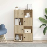 vidaXL Bibliotecă, stejar sonoma, 60x24x101,5 cm, lemn prelucrat vidaXL Bibliotecă, stejar sonoma, 60x24x101,5 cm, lemn prelucrat