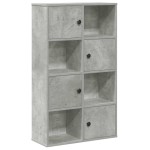 vidaXL Bibliotecă, gri beton,60x24x101,5 cm, lemn prelucrat vidaXL Bibliotecă, gri beton,60x24x101,5 cm, lemn prelucrat