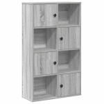 vidaXL Bibliotecă, gri sonoma, 60x24x101,5 cm, lemn prelucrat vidaXL Bibliotecă, gri sonoma, 60x24x101,5 cm, lemn prelucrat