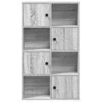 vidaXL Bibliotecă, gri sonoma, 60x24x101,5 cm, lemn prelucrat vidaXL Bibliotecă, gri sonoma, 60x24x101,5 cm, lemn prelucrat