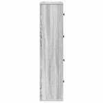 vidaXL Bibliotecă, gri sonoma, 60x24x101,5 cm, lemn prelucrat vidaXL Bibliotecă, gri sonoma, 60x24x101,5 cm, lemn prelucrat