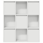 vidaXL Bibliotecă, alb, 89x24x101,5 cm, lemn prelucrat vidaXL Bibliotecă, alb, 89x24x101,5 cm, lemn prelucrat