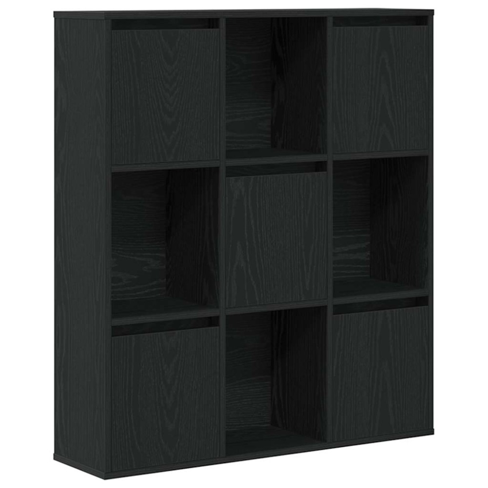 vidaXL Bibliotecă Stejar negru 89x24x101,5 cm Lemn prelucrat